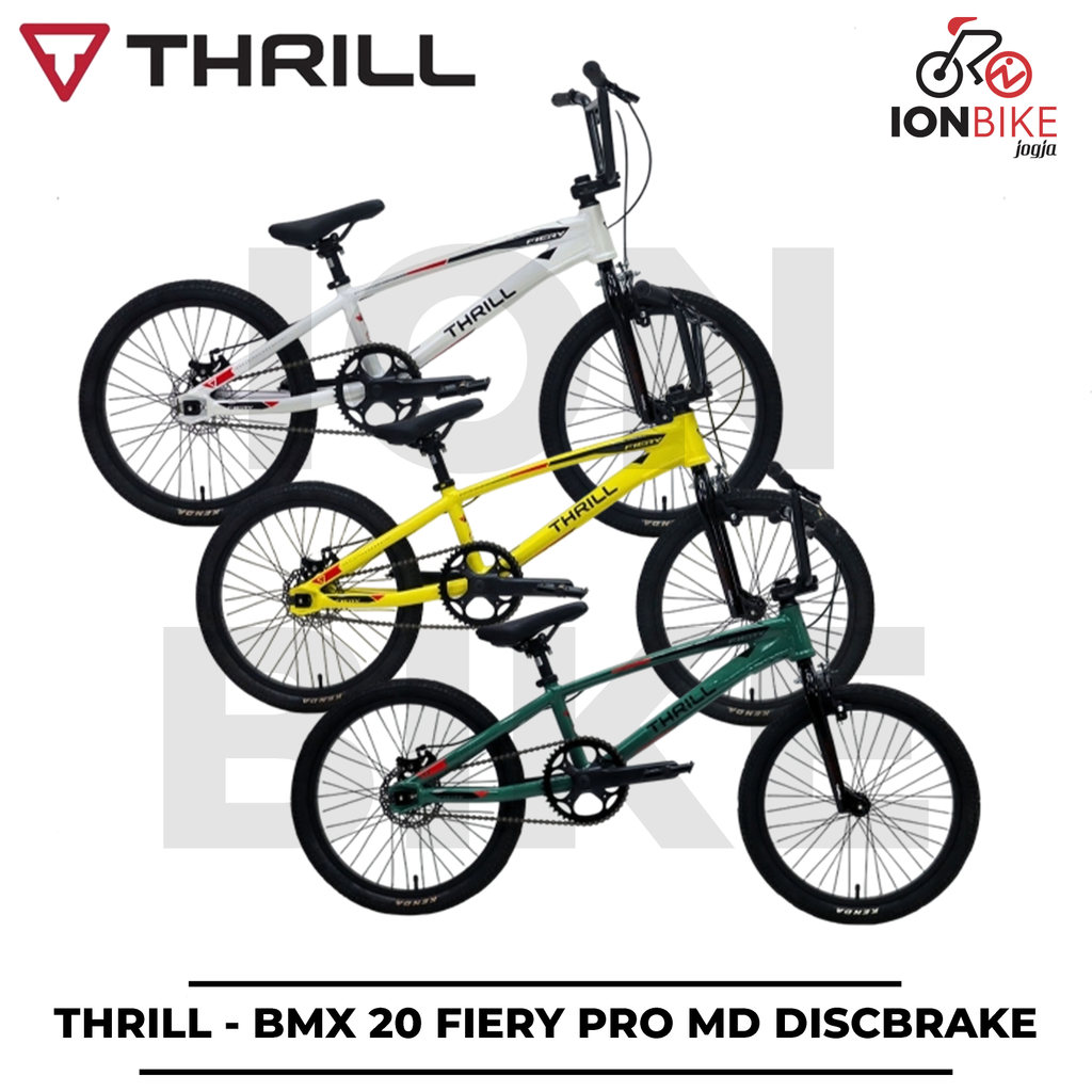 Sepeda BMX 20 Inch THRILL Fiery PRO MD Discbrake Frame Alloy Ringan Cakram - Terbaru Murah Allumuniu