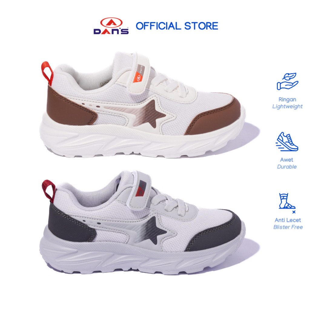 DANS - Sepatu Anak Laki-Laki - Diello (SD) | Sneakers Berwarna Trendy & Stylish | Sol Empuk & Ringan