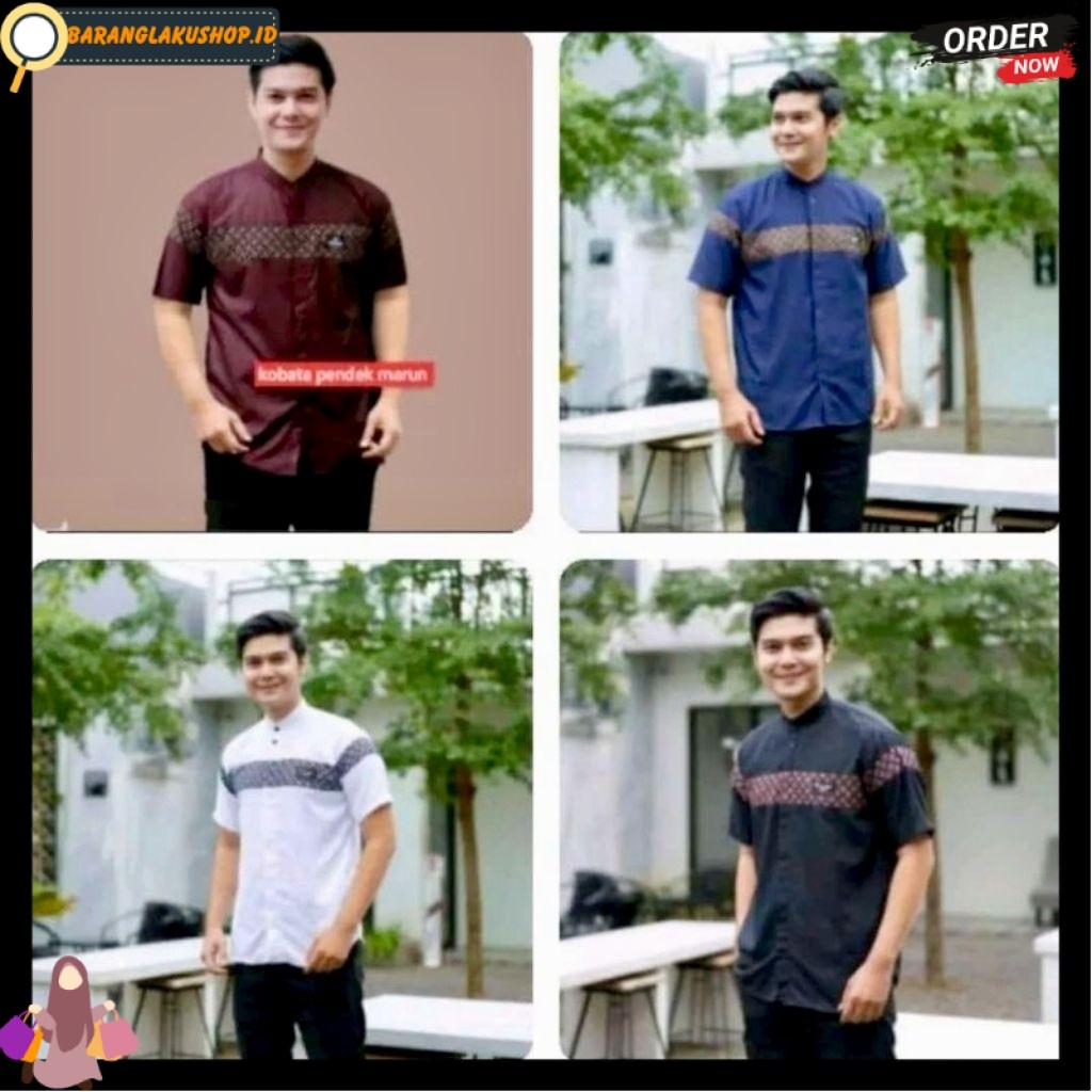 baju koko pria lengan pendek model kobata koko sopal koko kobata baju koko baju koko lengan pendek k
