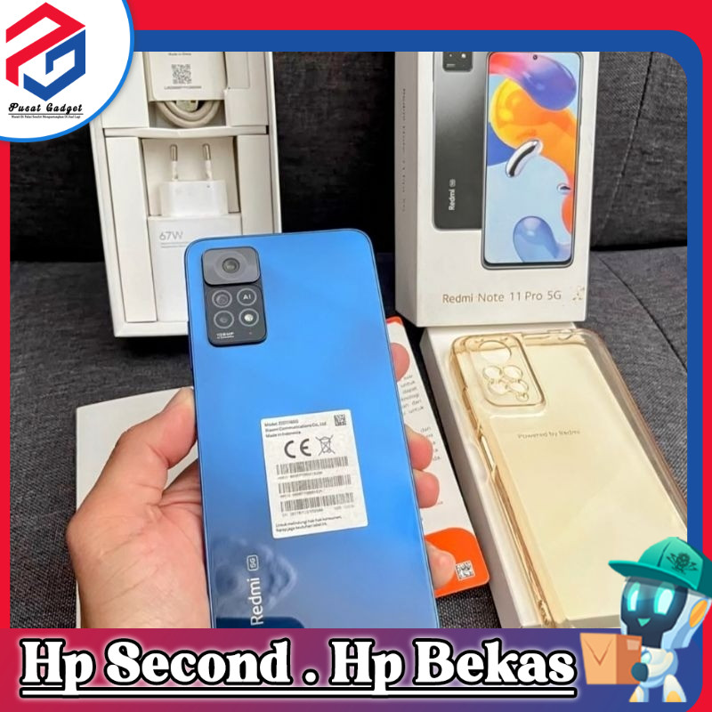 Xiaomi Redmi Note 11 Pro 5G Ram 8 Rom 128GB Second Pusat Gadget