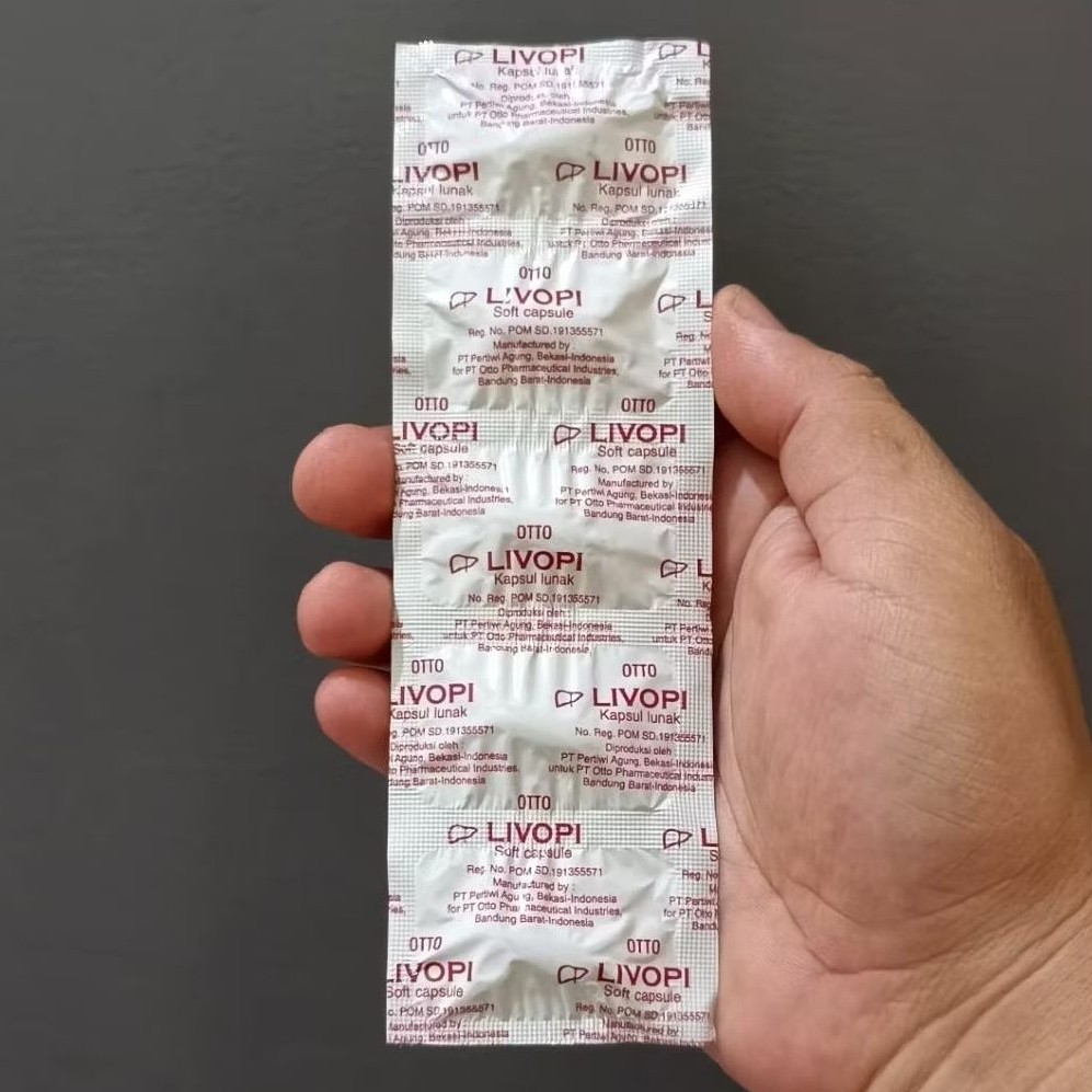 LIVOPI SUPLEMEN KESEHATAN HATI STRIP 5 KAPSUL