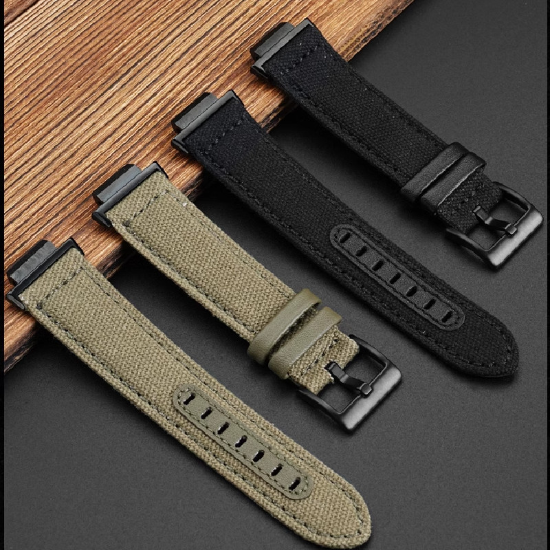 GA2100 GA2110 mofied nylon wat Strap Case For Casio G-shock GA-2100 GA-2110 GM-2100 Canvas men's gre
