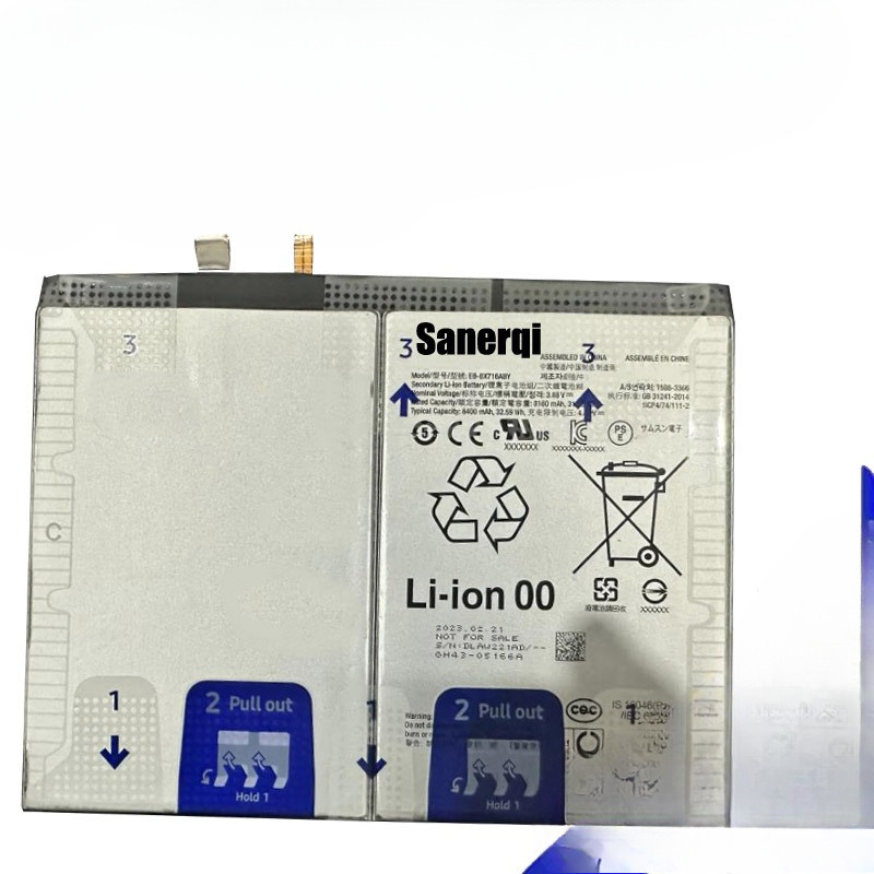 Battery EBBX716ABY 8400mAh For Samsung Galaxy Tab S9 WiFi X710Galaxy Tab S9 5G X716 Batteries