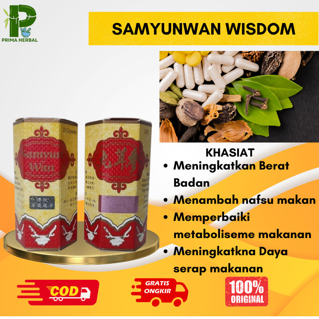 FOR HEALTH Obat Gemuk Farmasi Obat Penggemuk Badan Samyunwan Wisdom Original