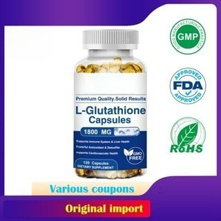 L-Glutathione 1800mg untuk Memutihkan Kulit, Antioksidan, Menghilangkan Flek Hitam dan Bekas Jerawat