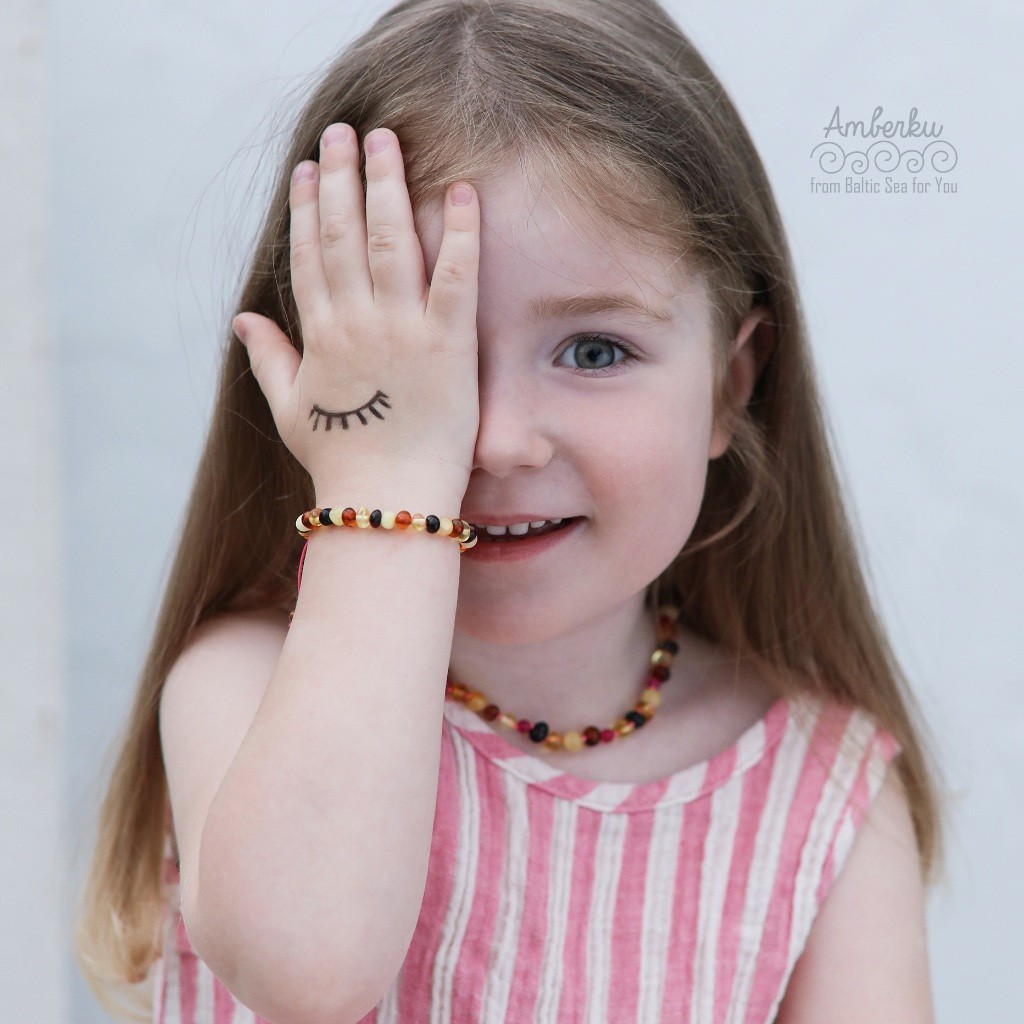 BEST AMBERKU - Kalung amber GALA untuk bayi anak dewasa (Free Gelang dan Box)