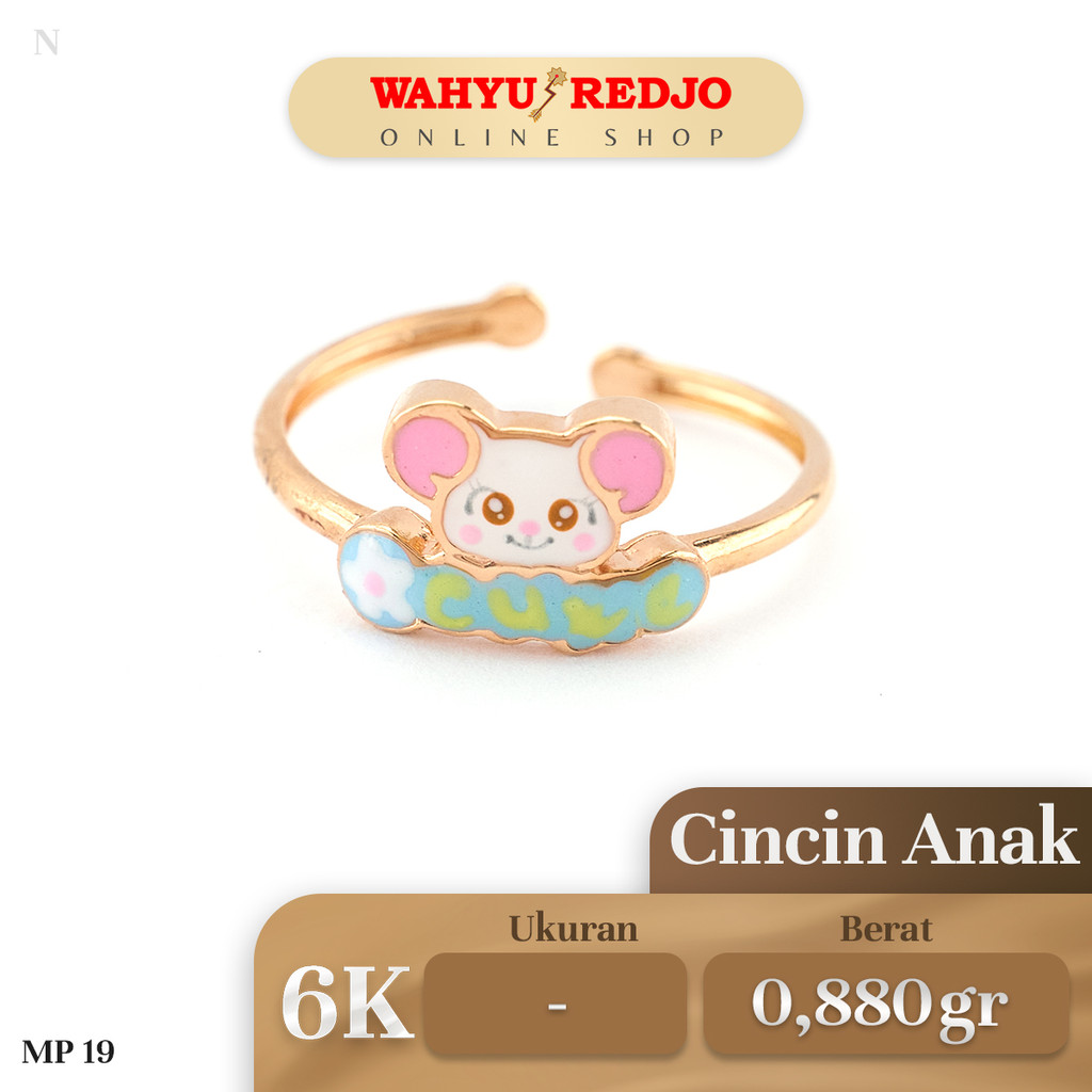 Cincin Anak Emas Kadar 6K Wahyu Redjo CC-6K-30726242-PMR