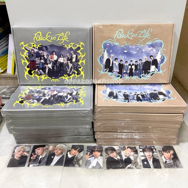 [READY] &TEAM KR Korean 1st Mini Album Back to Life Breath Gaze ver + Weverse POB