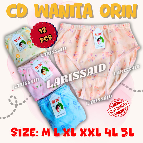 1 Lusin / 12 Pcs Celana Dalam Wanita ORIN / CD wanita Orin Termurah