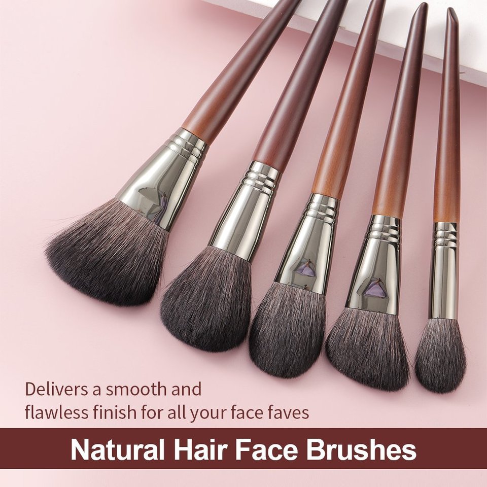 OVW Natural Makeup Brushes Set Eyeshadow Make Up Brush Goat Hair Kit for Makeup nabor kistey Blenng 