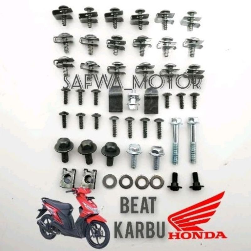 baut beat karbu full body / baut full body beat karburator