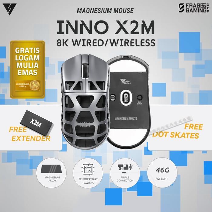 [PROMO]VortexSeries INNO X2M Vortex Inno X2M Inno X2 M Ultra Lhtweht Wireless Gaming Magnesium Alloy