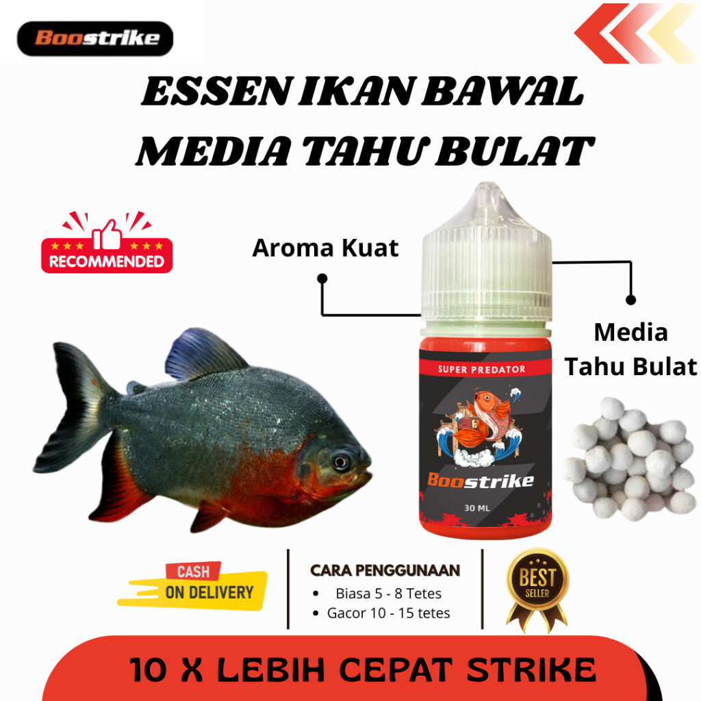 Essen Ikan Bawal Media Umpan Tahu Bulat | Essen Boostrike Super Predator Paling Gacor