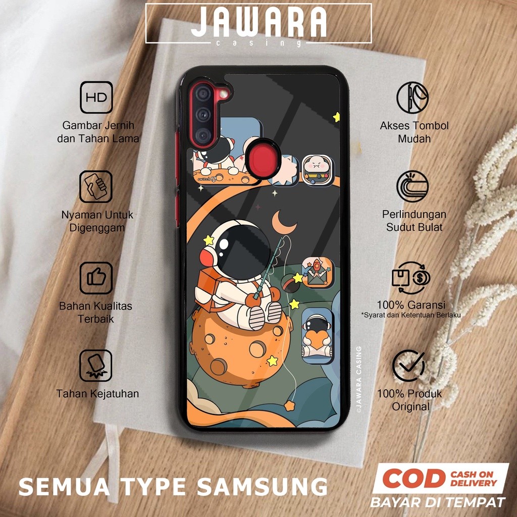 Case Samsung A11 M11 Casing Samsung A11 M11 Jawara Casing [AST2] Case Glossy Case Aesthetic Custom C