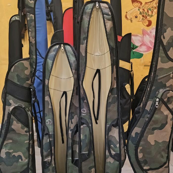 tas joran pancing hard case 80-200  cm ( fiber + mangkuk) Tas joran pancing laut tas joran 2 set pan