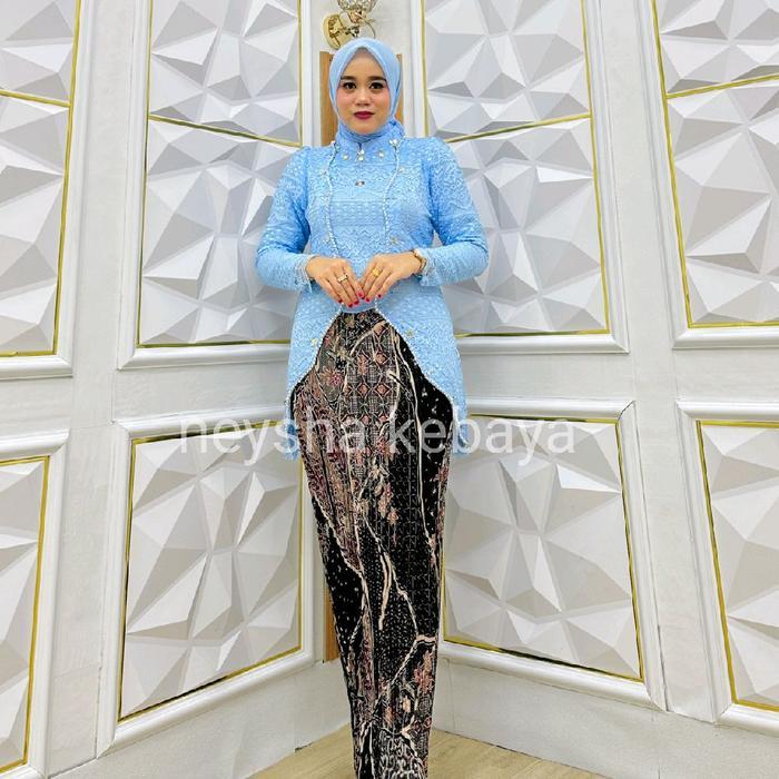 kebaya kutubaru Kebaya kondangan Kebaya wisuda Kebaya modern Kebaya kerah shanghai full payet Atasan