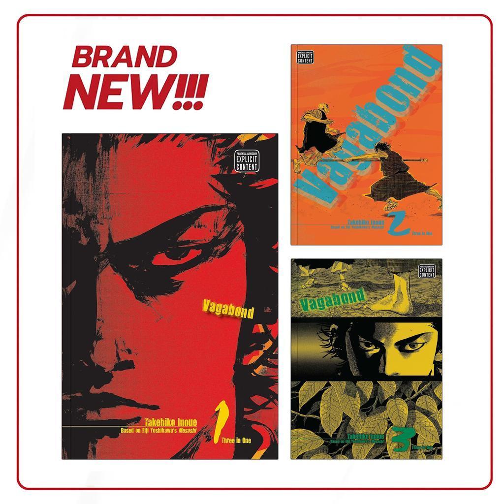 Vagabond, Vol. 1-13 ( Komik Manga ) by Takehiko Inoue (English/Indonesia)