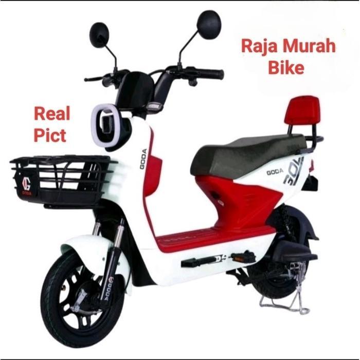 Sepeda Listrik Goda 122 Bergaransi Sepeda Listrik E Bike Goda 122 Sepeda Motor Listrik Goda