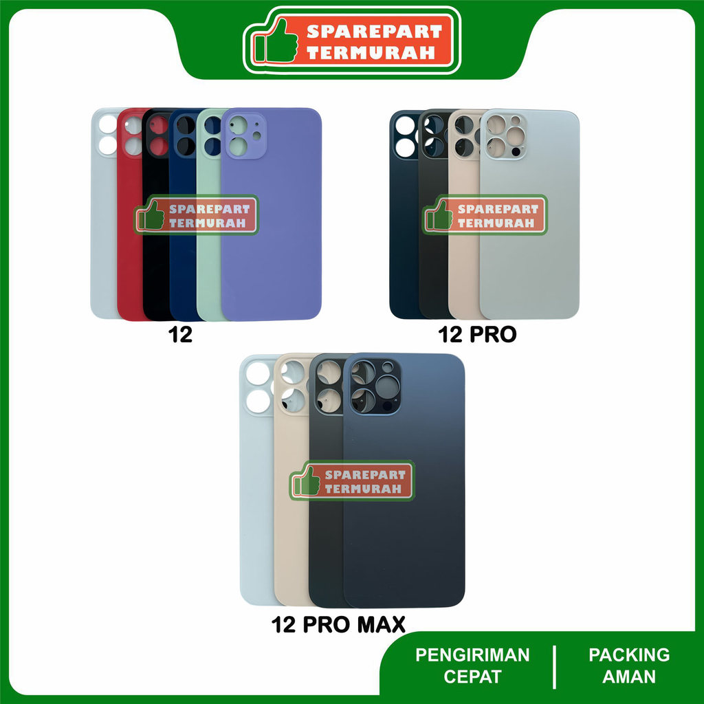 Backdoor Back Glass For Iphone 12 - 12 Pro - 12 Pro Max