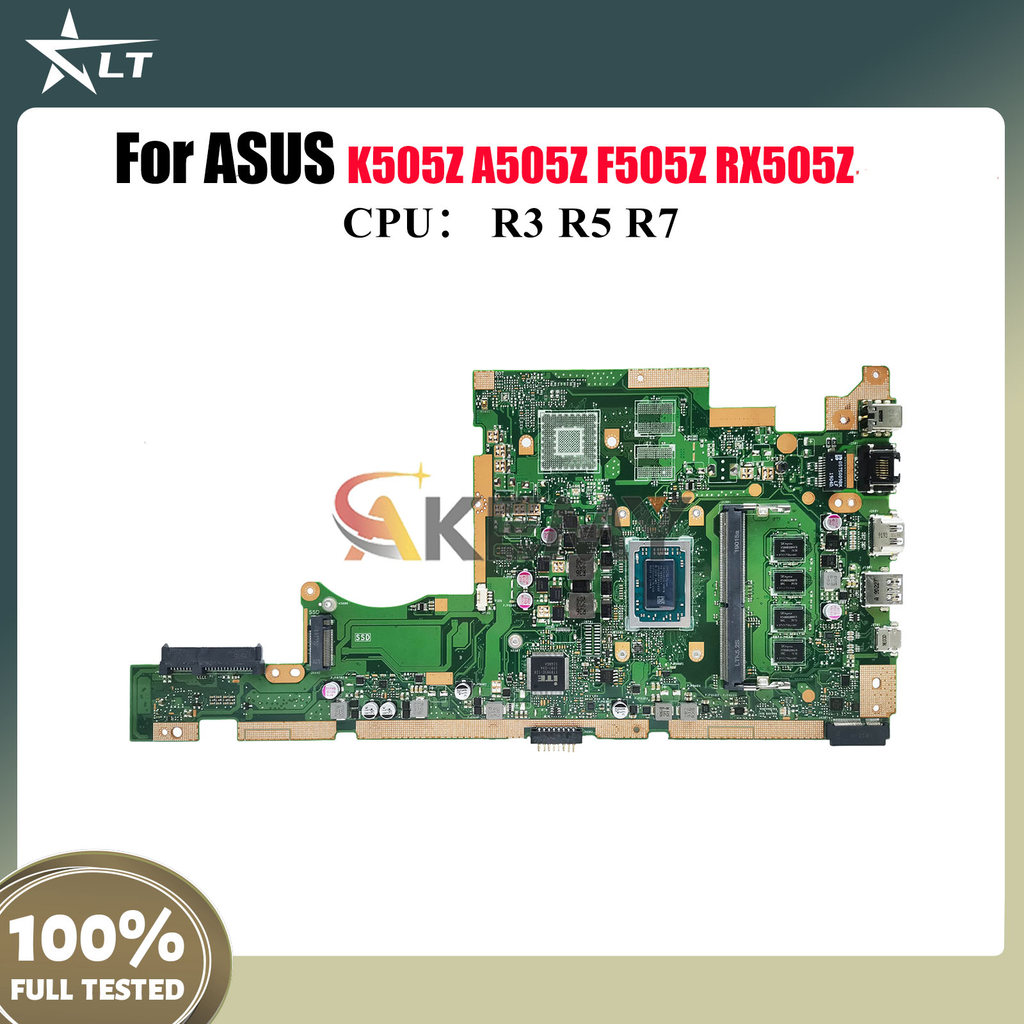 X505ZA Laptop Motherboard For ASUS VivoBook F505Z X505ZA X505Z A505Z RX505Z K505Z Mainboard With R3 