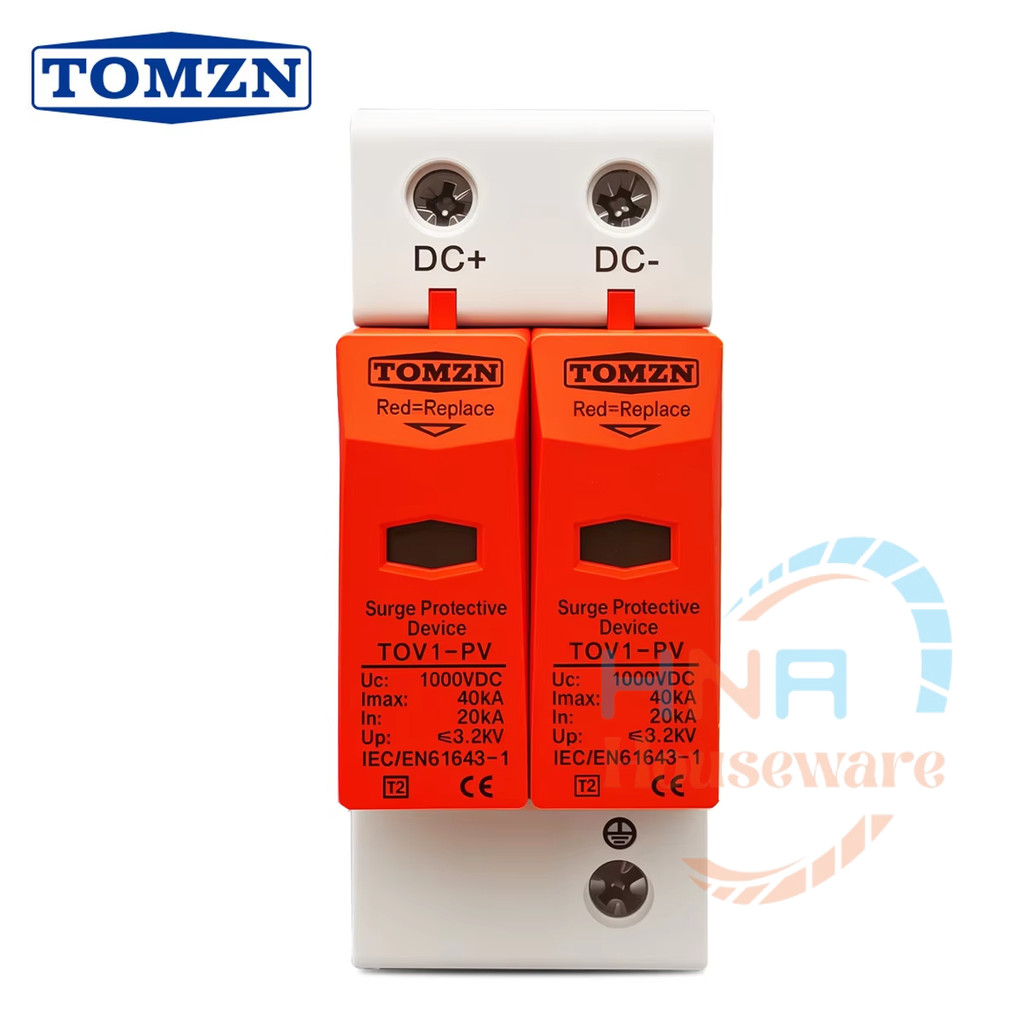 DC SPD 1000V Surge Arrester Protect Device Solar PV Panel Surya