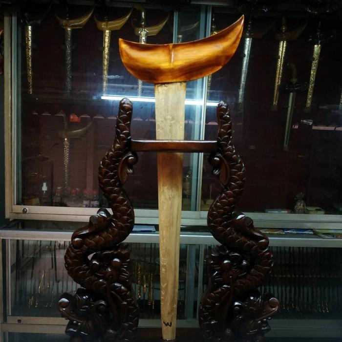 Warangka Sarung Keris Wulan Tumanggal Kayu Kemuning Garap Alusan
