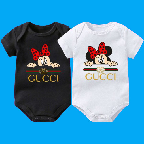KAOS BAJU BAYI JUMPER BABY MICKEY MOUSE GUCCI DISNEY jumpsuit bodysuit baby kids lengan pendek laki-