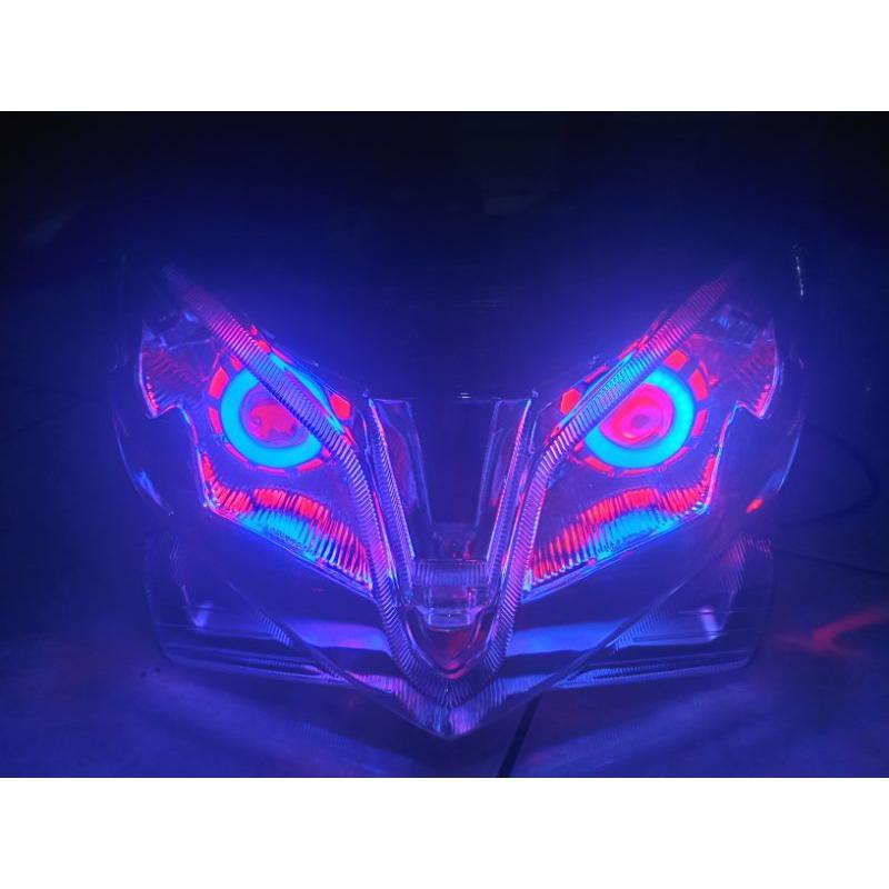 Reflektor Lampu Depan Vario 125 Thecno Vario Kzr Set Proji Berkualitas asqi 22