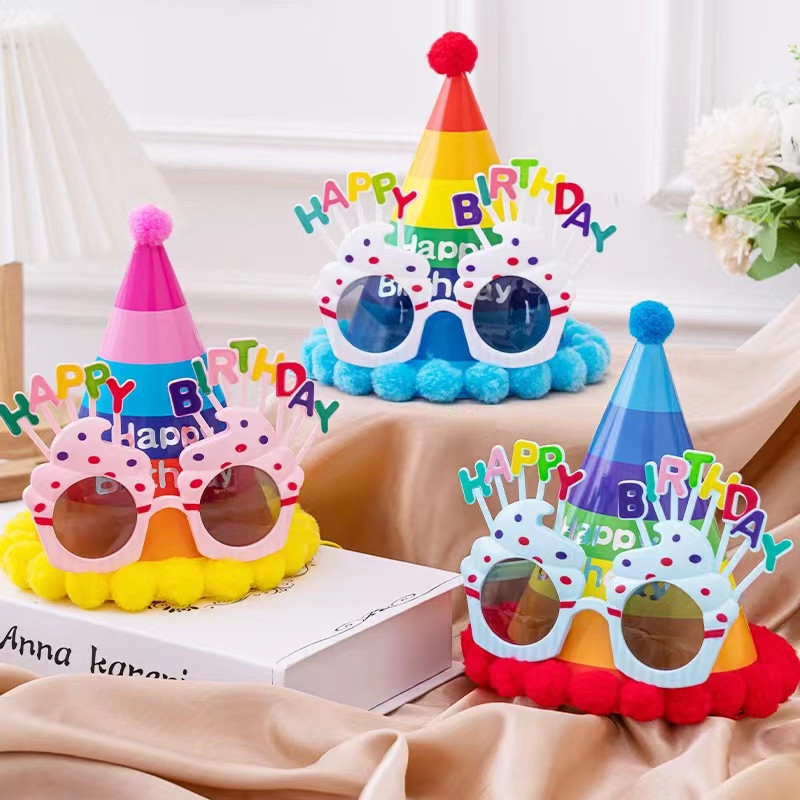 [LINGKA] Kacamata Happy Birthday untuk dewasa & anak / Kaca mata Ulang Tahun Birthday Party Glsses D