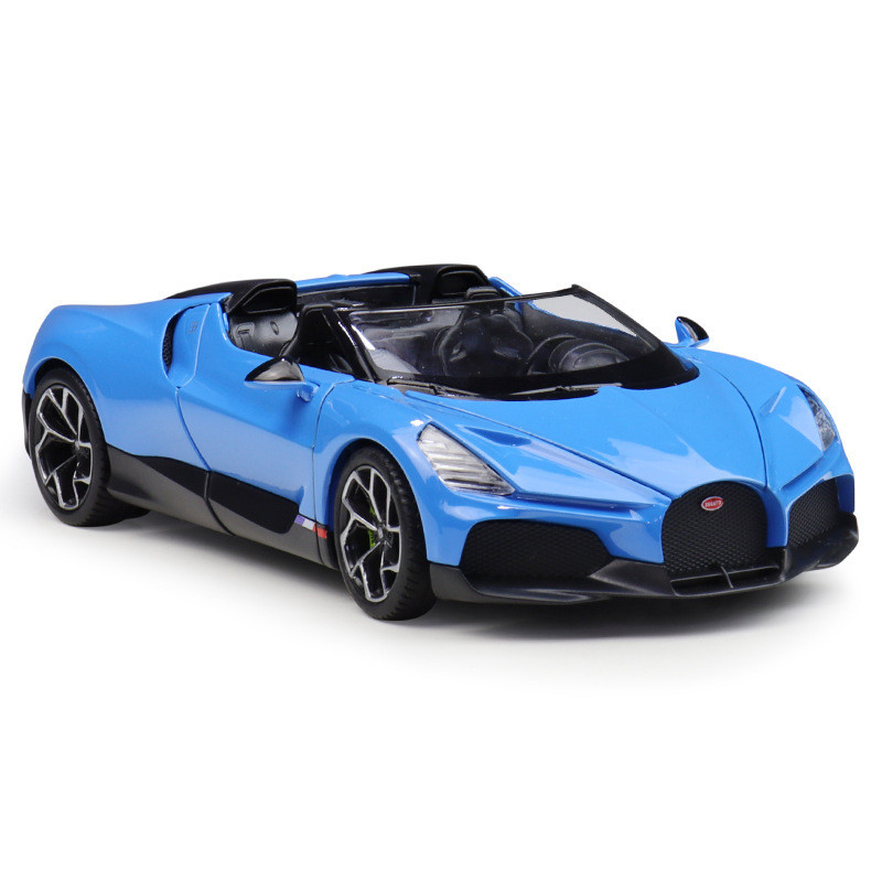 Welly 124 Bugatti W16 W 16  Mistral Sports Car Model Alloy ecast Toy Collection splay Piece Gift