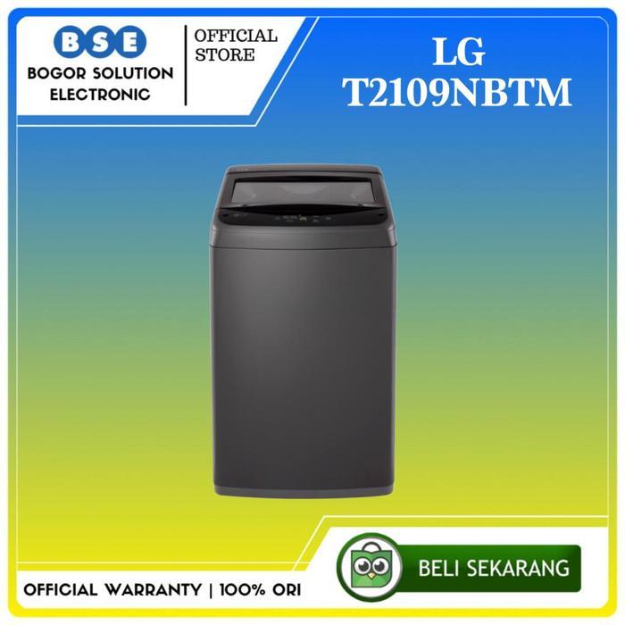 [ORIGINAL] Mesin Cuci LG 9Kg Top Loading LG T2109NBTM Soft Closing Door 9 Kg LG T2109