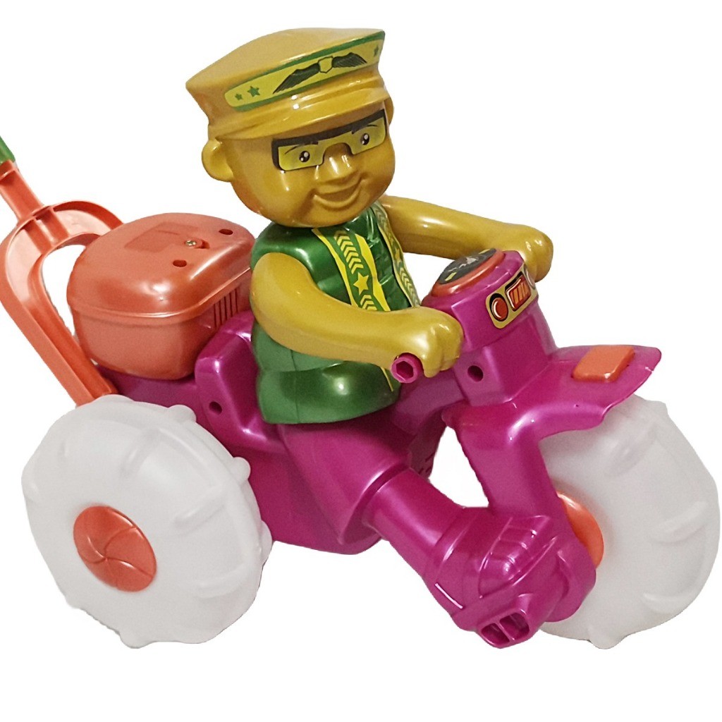 Mainan Motor Polisi Anak Dorong Tongkat – Push Ride Toy Karakter Polisi Edukasi Hadiah Anak