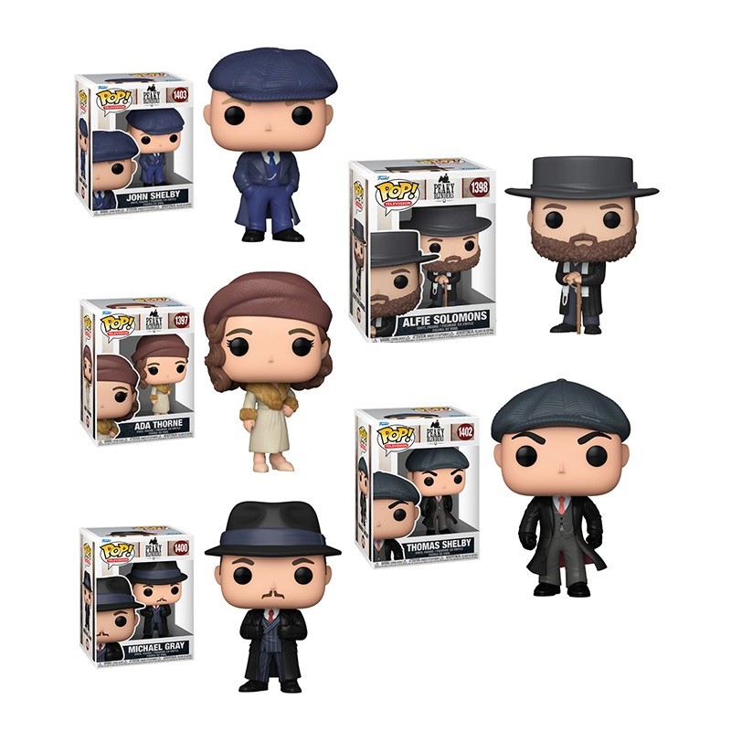 Funko POP Peaky Blinders Alfie Solomons 1398# Miael Gray 1400# Thomas Shelby 1402# Polly Gray 1401# 