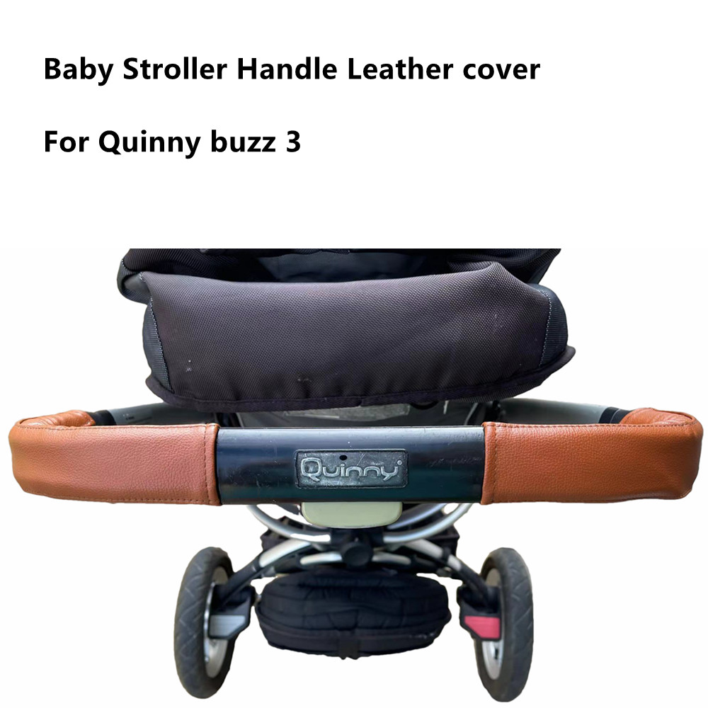 3Sets/Pcs Baby Stroller Bar Leather Covers For Quinny buzz 3 Pram Handle Sleeve Cases Armrest Protec