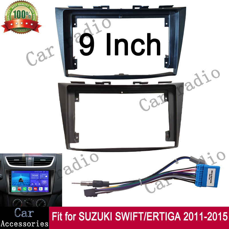 For SUZUKI SWIFT/ERTIGA 2011-2015 9 Inch Car Rao Android Stereo Frame Player 2n Head Unit Fascia Pan