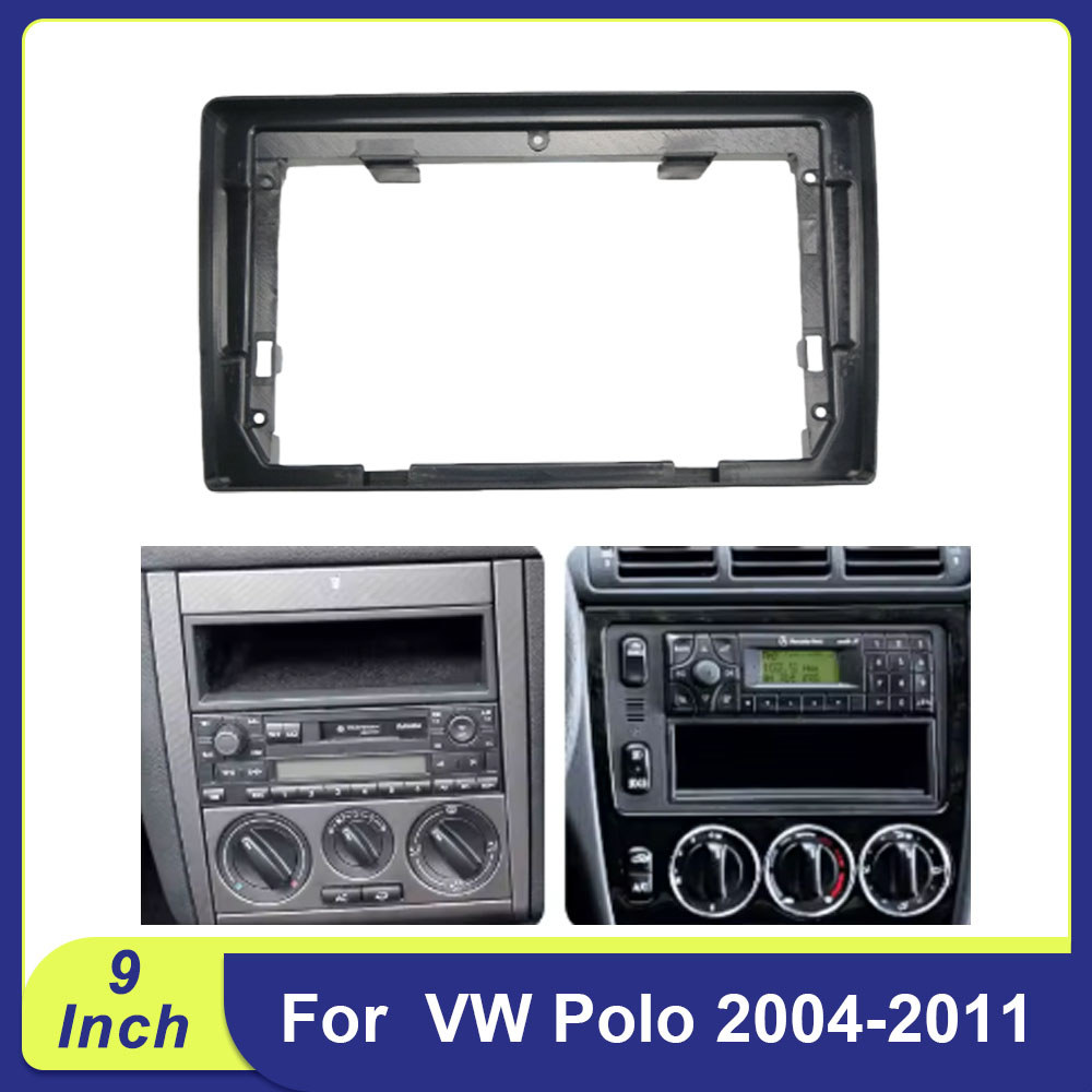9" Android Dash Kit for VW Polo 2004-2011 - Rao Mounting Frame & Bezel