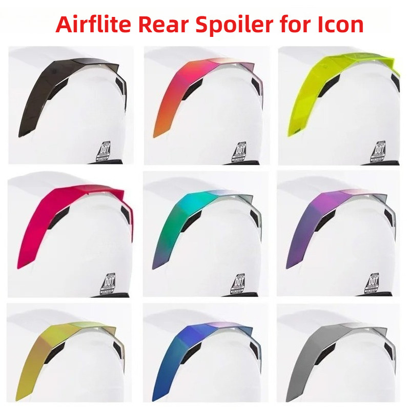 Airflite Rear Spoiler for Icon Airflite Motorcycle Helmets Lids motorcycle helmet accesorios