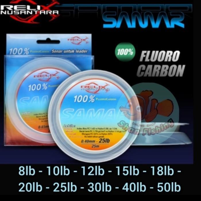 Senar Leader Relix Nusantara Samar 100% Fluoro Caon - 5 lbs