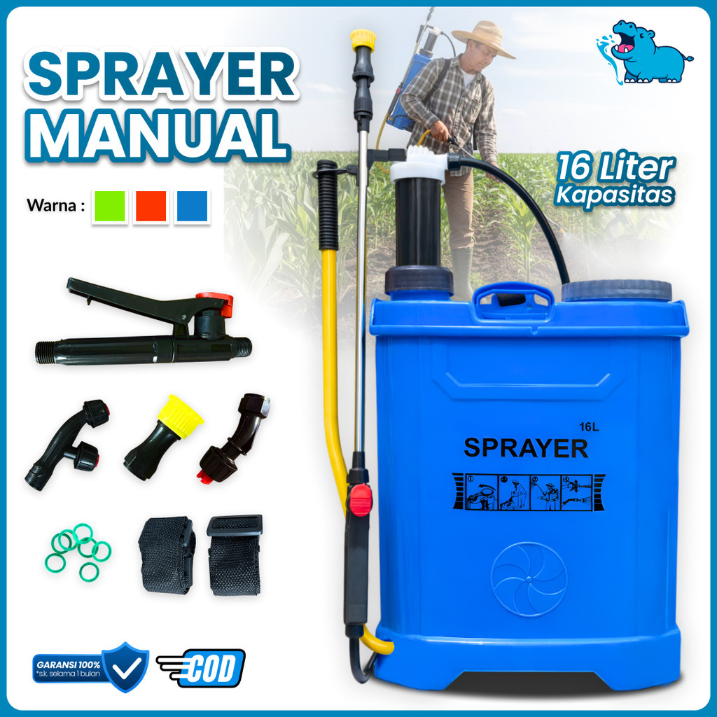 Sprayer Manual 16 Liter Kuat – Alat Semprot Tanaman & Pupuk | Sprayer Kebun Murah