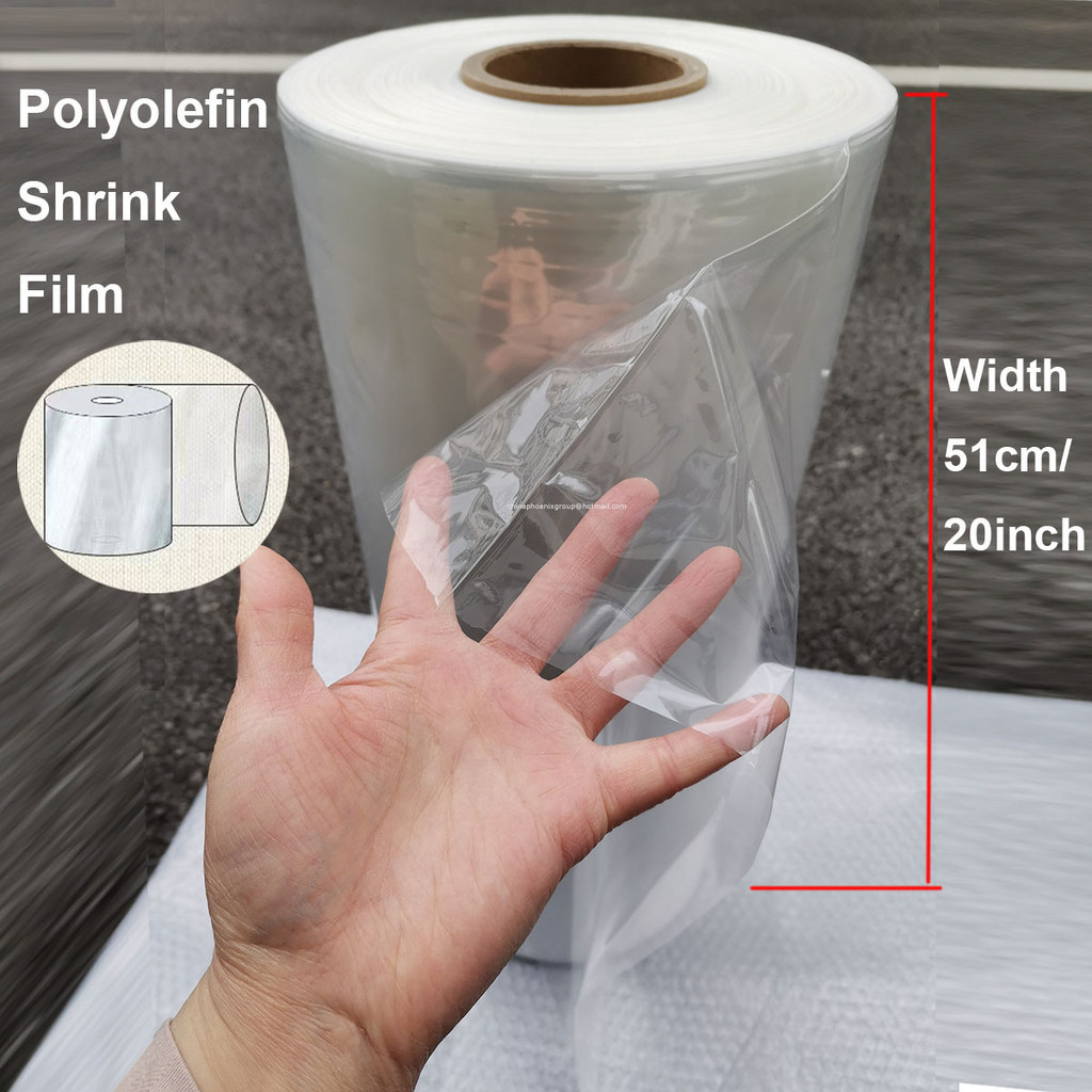 Polyolefin Shrink Wrap Roll POF Heat Shrink Wrap Storage Plastic Wrap For Packing Goods Industrial G