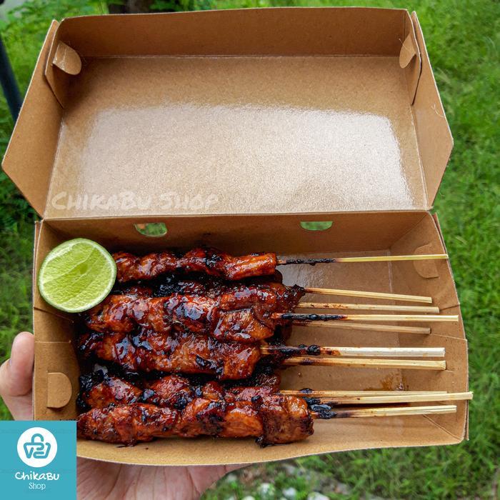 Sate Babi Lilit / Sate Lilit Babi Gurih Manis 10 tusuk - sate tusuk