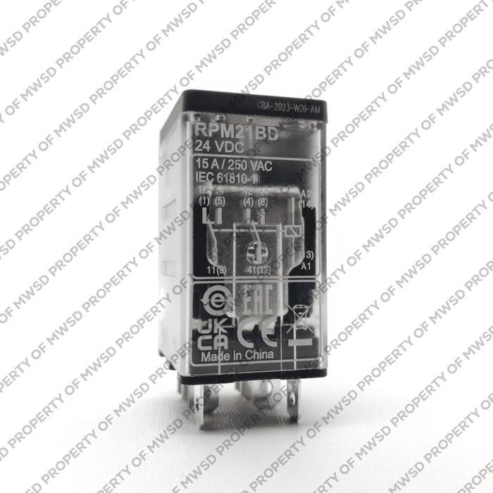 SCHNEIDER RELAY PLUG IN 2CO 15A TANPA LED 24VDC RPM21BD