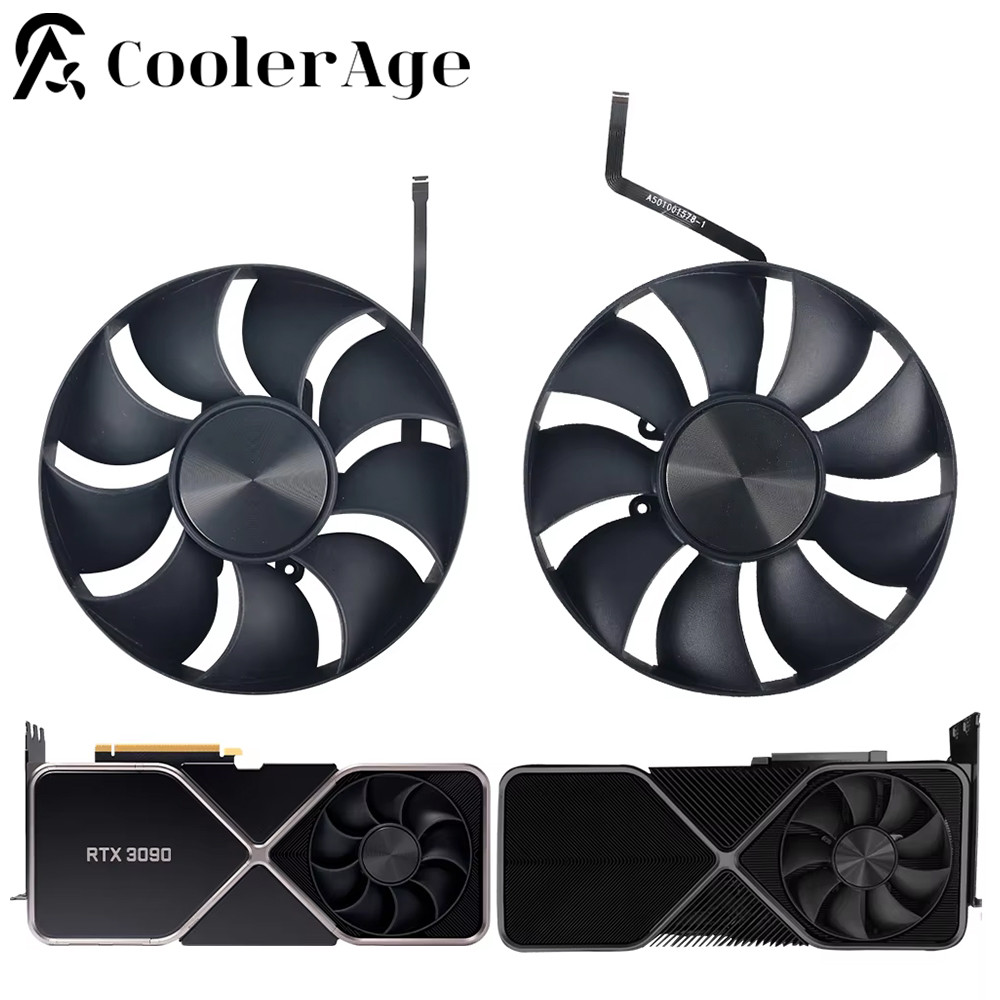 For NVIA GeForce RTX 3090 3090Ti Founders Etion Video Card Fan 110MM RTX 3090 FE 3090FE Graphics Car