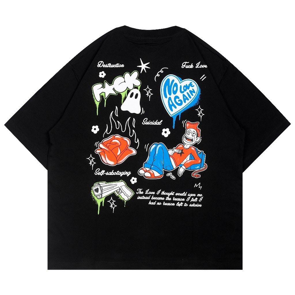 Gozeal | Tees Oversized | Sabotage Kaos Pria