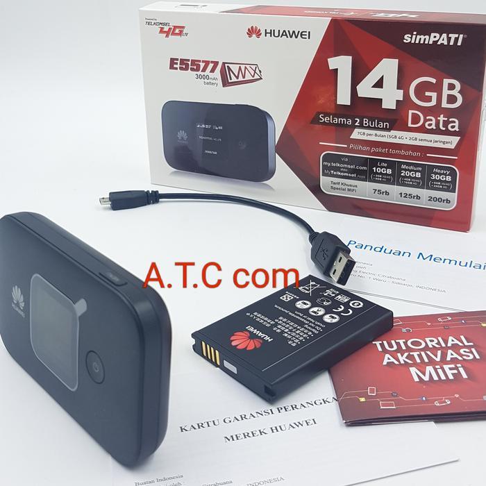 Baterai bolt Max 2 E5577 e5573 xlgo Max2 HB824666RBC 100% Original