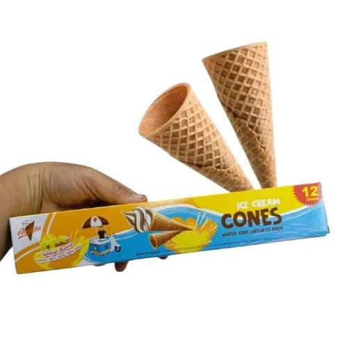 Wafer Cone untuk Ice Cream Wafer Es Krim Cum cum- Ice Cream Cones Aladdin isi 12 kon