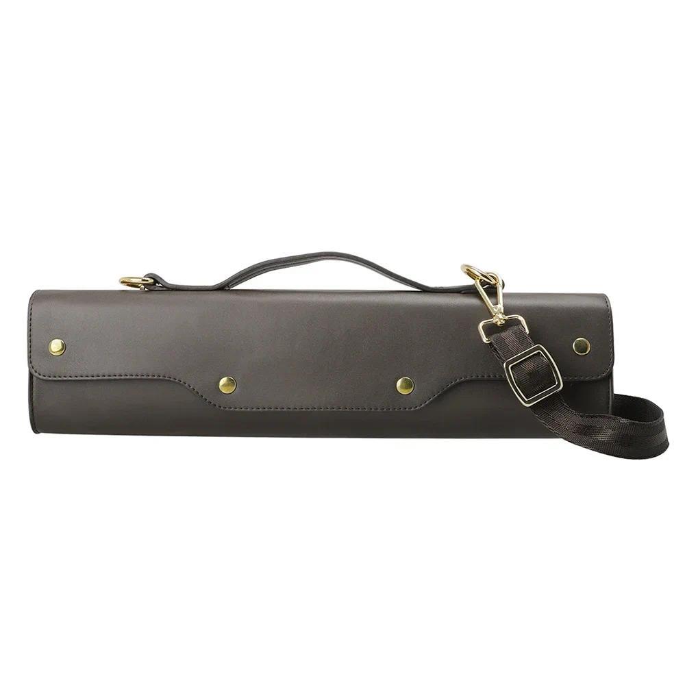 1617 Holes Flute Bag Soft Case WaterResistant Synthetic Leather Backpack Flute Box With Adjustable S