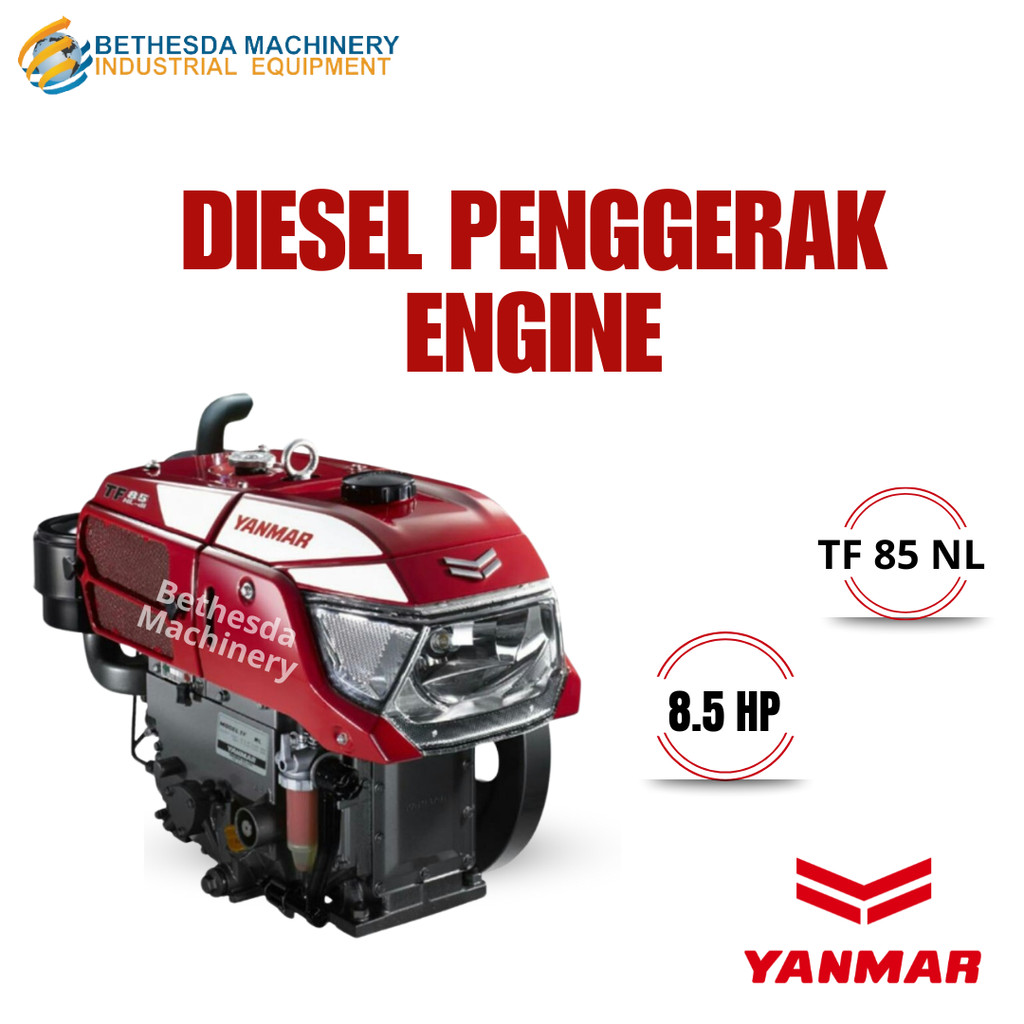 Mesin Diesel 8.5 HP / Diesel Engine Yanmar 8.5 PK TF 85 NL