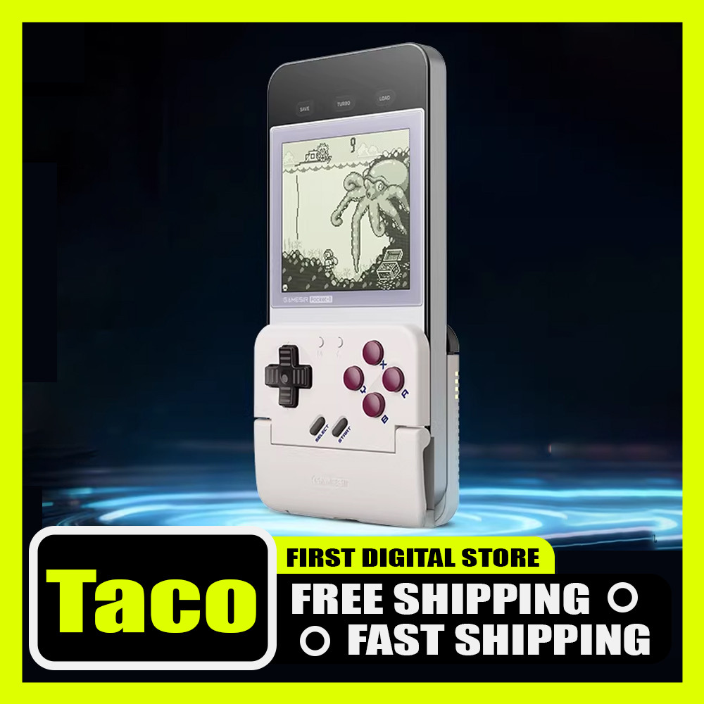 Taco Mobile Gampad Vertical Grip Bluetooth Wireless Gaming Controller Retro NES/GBA Emulator Mini Ha