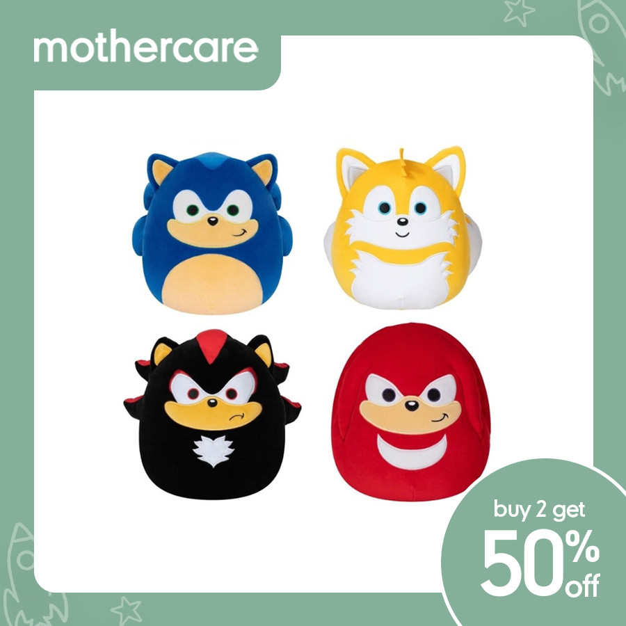 [Buy 2 Get 50%] Squishmallows 10 Inch Soft Toy Sonic The Hedgehog Plush Toys - Mainan Boneka Bantal 